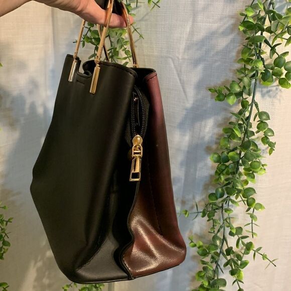 NWOT BLACK handbag with shoulder strap included. Purchased NEW but never carried - Picture 10 of 14